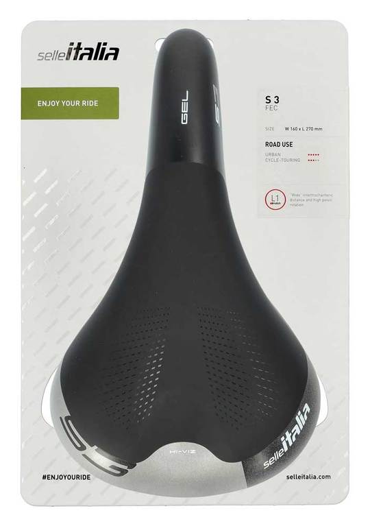 Zadel Selle Italia S3 L1 Zwart