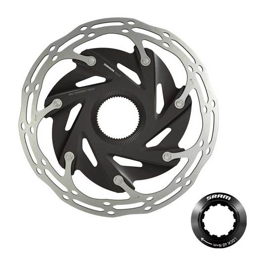 Remschijf Sram Centerline x Road A2 Schijf A1 2P Zilver Zwart