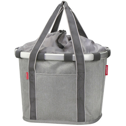 Fiets mandtas KLICKfix Bikebasket Grijs