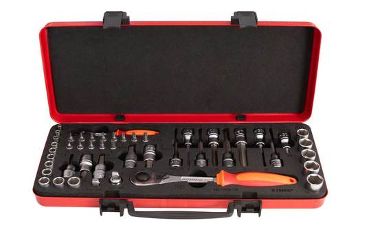 UNIOR Master Bike Bitset Dopset 49DLG Rood Oranje