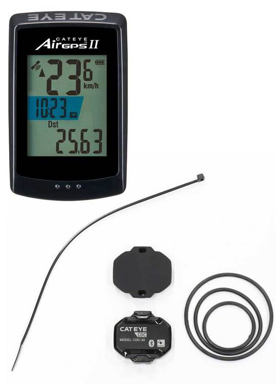 Fietscomputer Cateye AirGPS II CC-GPS100N Sensor Zwart