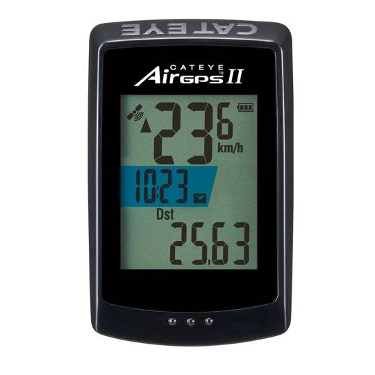 Fietscomputer Cateye AirGPS II CC-GPS100N Zwart