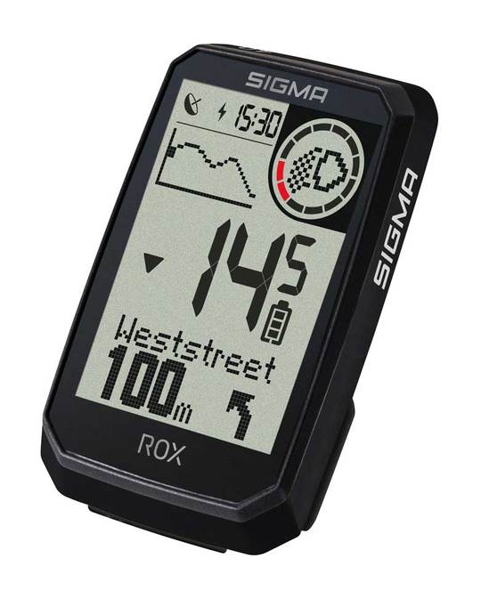 Fietscomputer Sigma Rox 4.0 Endurance GPS HR Zwart
