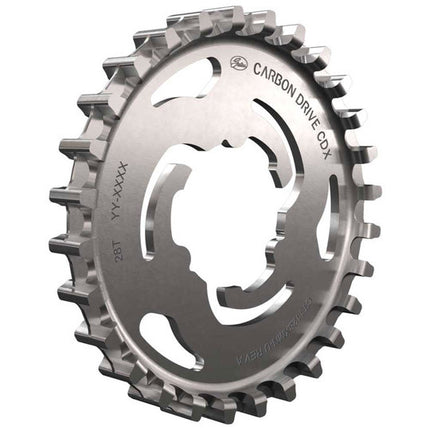 Achtertandwiel Gates Carbon Drive CDX Shimano Di2 28 MY21 Zilver