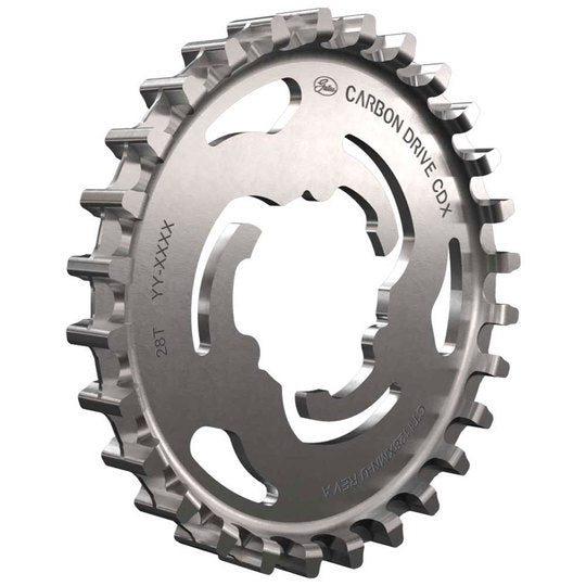 Achtertandwiel Gates Carbon Drive CDX Shimano Di2 28 MY21 Zilver