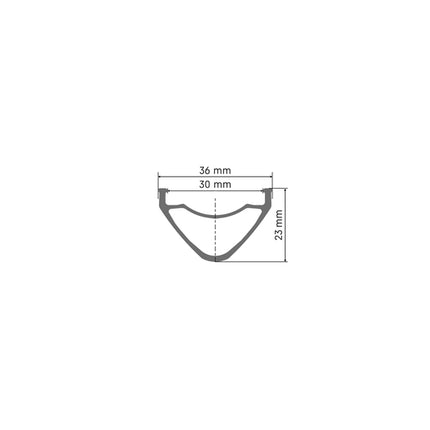 Velg 27.5" DT Swiss FR571 32-14 30.0MM Zwart