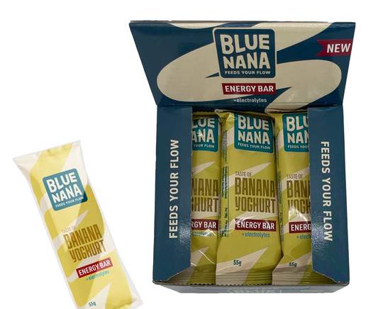 Blue Nana Reep Energy Banana Yoghurt 55GR DS A 12
