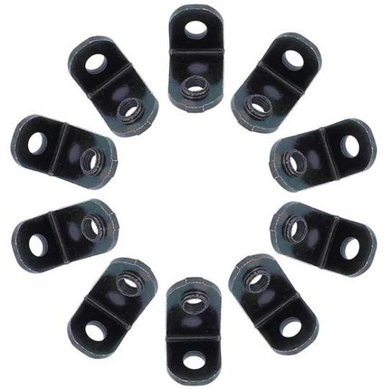 Beugel Eurofender set van 10 Spatbord Zwart