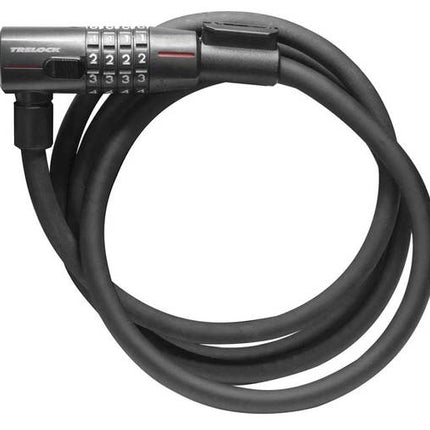 Kabelslot Trelock KS312 Trel Kabel Code 85x12 Zwart