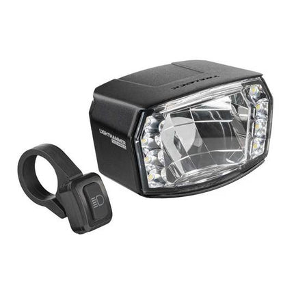 Fiets koplamp Trelock LS990 Lighthammer Pro 300 Trel S-PEDELEC Zwart