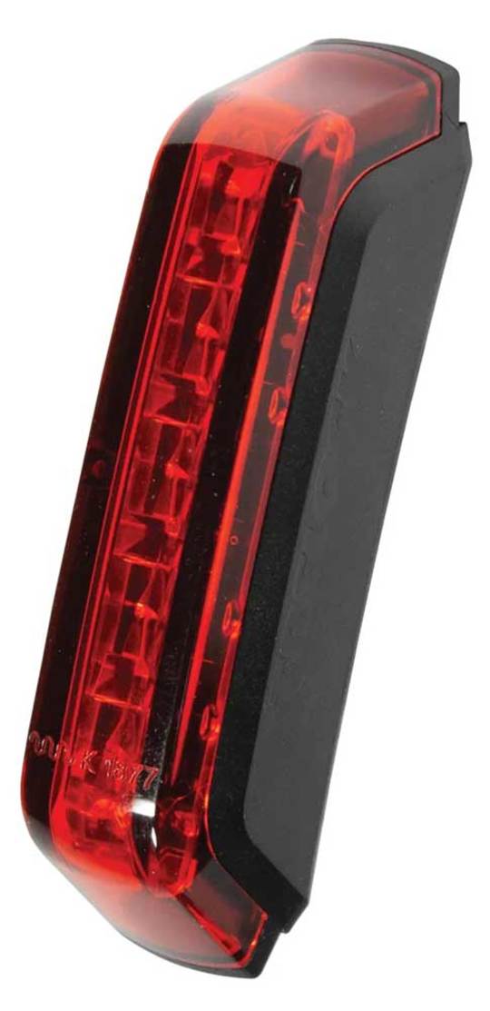 Fiets achterlicht Trelock LS415 COB Line Dynamo Signal Trel met remlicht Zwart
