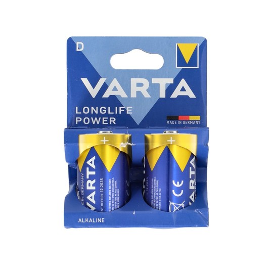 Batt VA Longlife Power LR20 D KRT A 2 Blauw Geel