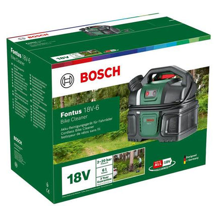 Bosch Fontus Drukreiniger Bike KIT 18V Z/ACCU Groen Zwart