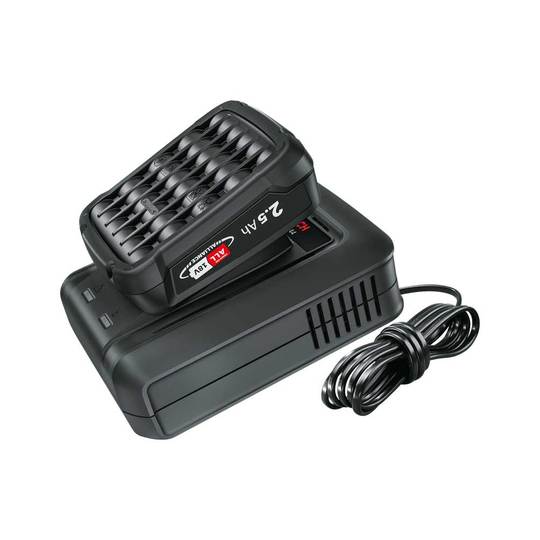 Bosch Starterset ACCU/LADER 18V 2.5AH Zwart