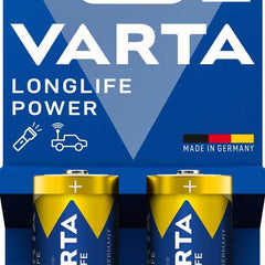 Batt VA Longlife Power LR14 C Baby KRT A 2 Blauw Geel