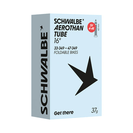 Binnenband 16" Schwalbe Aerothan SV4-AE 16x13/8-175 40 SV4AE Transparant