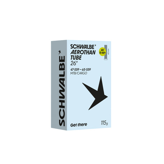 Binnenband 26" Schwalbe Aerothan Plus AV13-AE+ 26x150-260 40 AV13AE+ Transparant