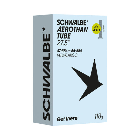Binnenband 27.5" Schwalbe Aerothan Plus AV14-AE+ 27.5X175-260 40 AV14AE+ Transparant