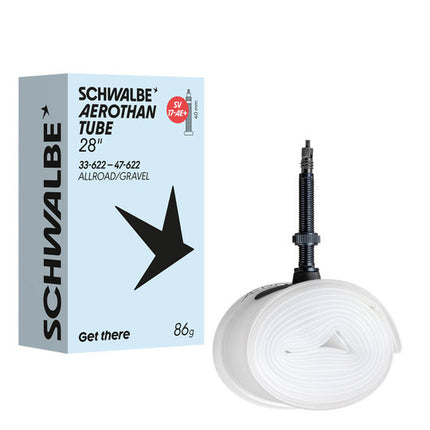Binnenband 28" Schwalbe Aerothan Plus SV17-AE+ 28x13/8-175 40 SV17AE+ Transparant