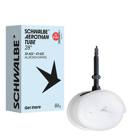 Binnenband 28" Schwalbe Aerothan Plus SV17-AE+ 28x13/8-175 40 SV17AE+ Transparant