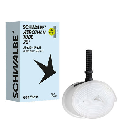 Binnenband 28" Schwalbe Aerothan Plus AV17-AE+ 28x13/8-175 40 AV17AE+ Transparant