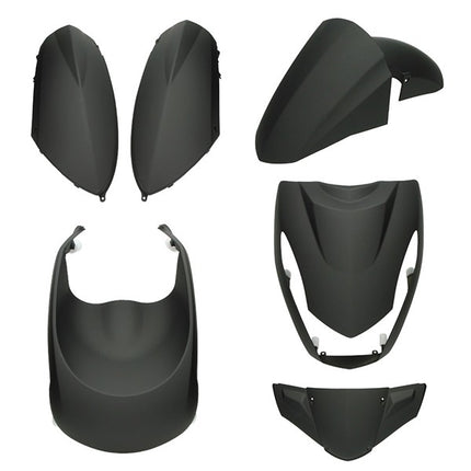 bodywork kit Power1 Euro-2 Peugeot matte black 6-piece Kisbee 4T