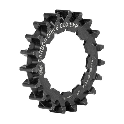 Achtertandwiel Gates Carbon Drive CDX Rohloff 19 Spline Zwart