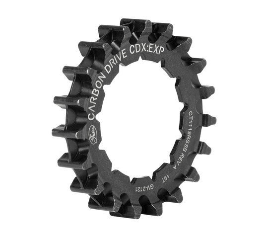 Achtertandwiel Gates Carbon Drive CDX Rohloff 19 Spline Zwart
