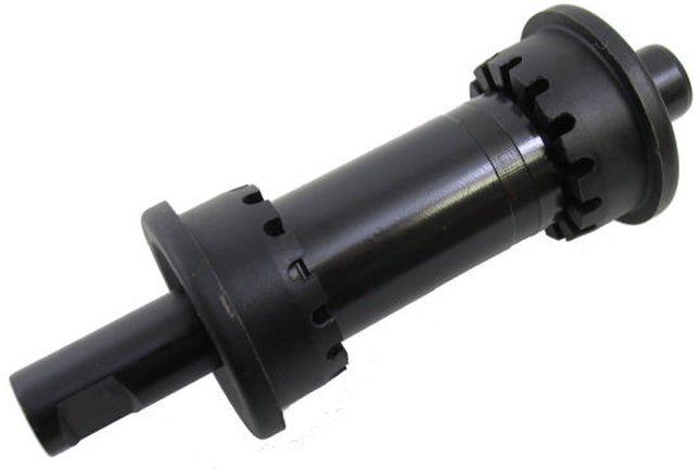 Trapas Sunrace 136mm/ø35mm inslag - met spie - Zwart