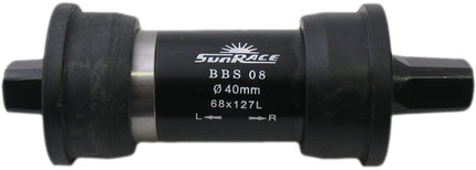 Trapas Sunrace 127mm/ø40 inslagcups - spieloos - Zwart