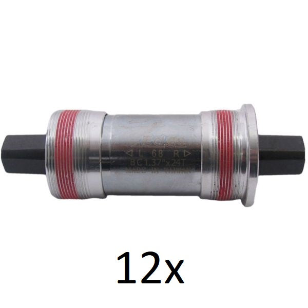 Vierkante trapas 115mm Edge BSA 68mm met aluminium cups (12 stuks)