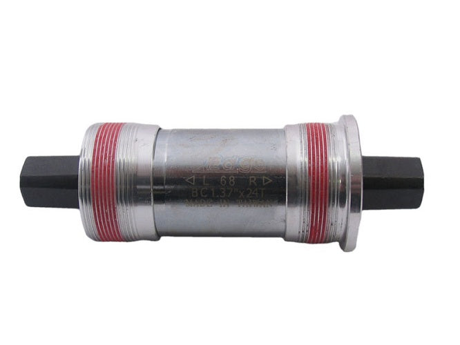 Vierkante trapas 127mm Edge BSA 68mm met aluminium cups - Zilver