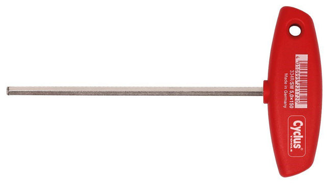 Inbussleutel Cyclus 5mm met T-greep en MagicRing®, L = 150mm