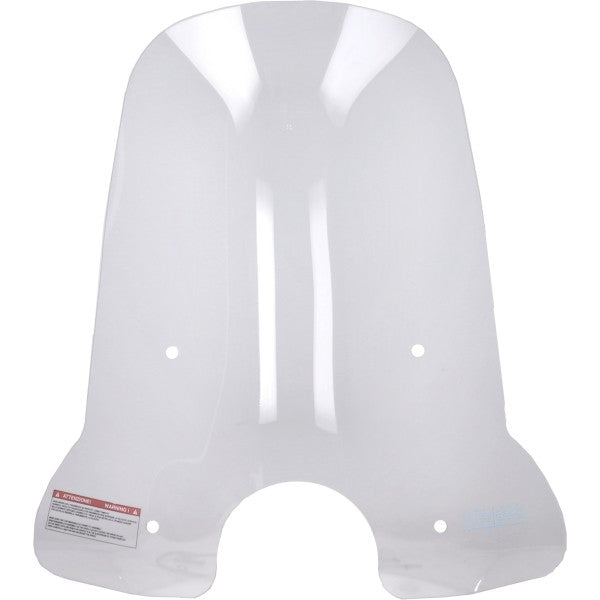 windscherm DMP met bevestigingsset hoog sym 73cm helder fiddle, fiddle 2