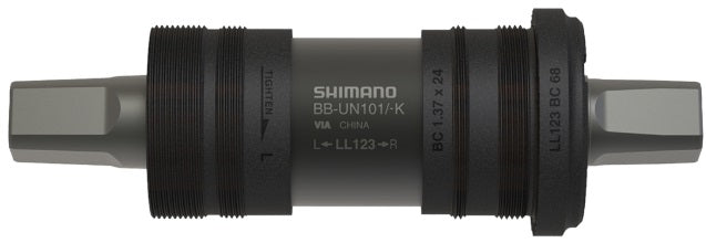 Vierkante trapas Shimano Tourney BB-UN101 68mm / 122,5mm (werkplaatsverpakking)