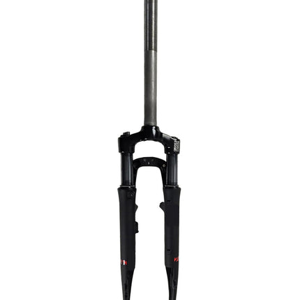 Verende Voorvork 28" Zoom Vork 11/8 Draad Verend Zwart