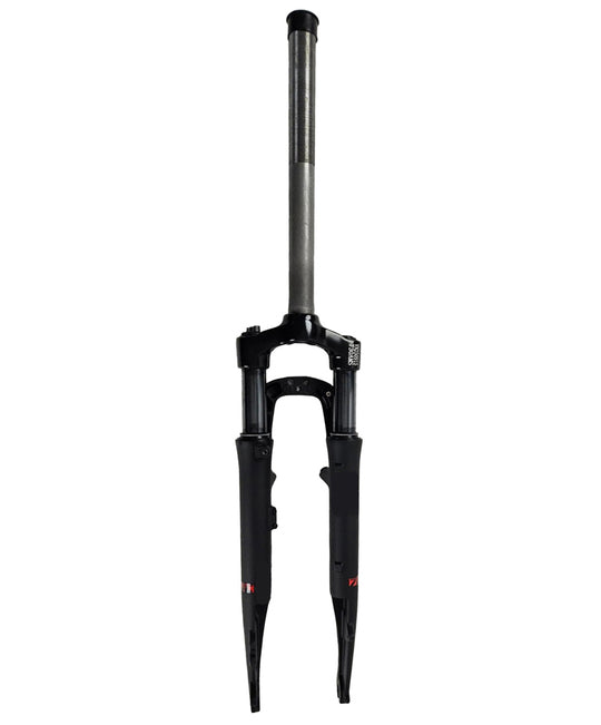 Verende Voorvork 28" Zoom Vork 11/8 Draad Verend Zwart
