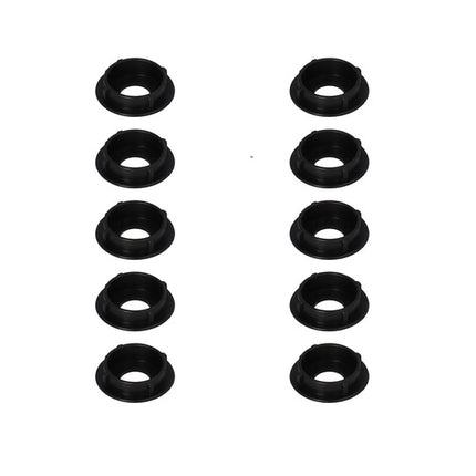 Afdekdop PVC Asmoer set van 10 Zwart