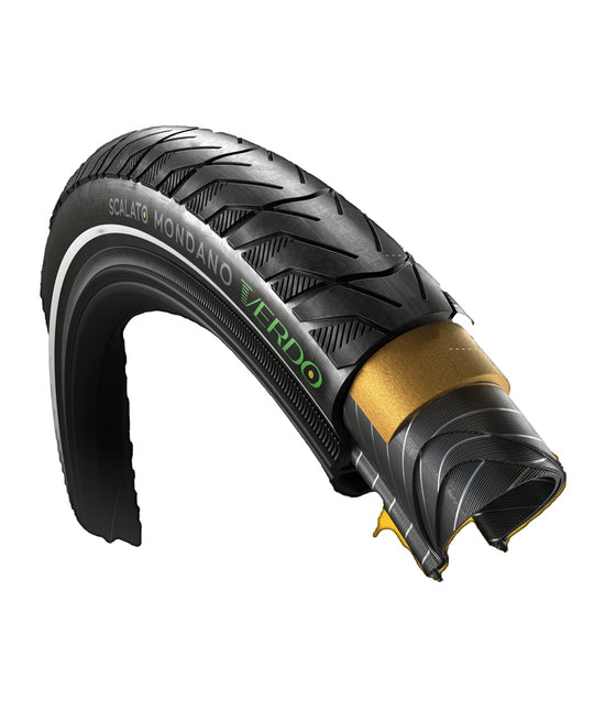 Scalato btb Mondano Verdo 28 x 2.15 zwart reflectie