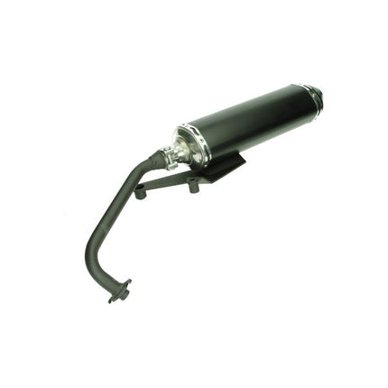 uitlaat (made in EU) (model Akrapovic) >2018 zwart/zwart fiddle 2