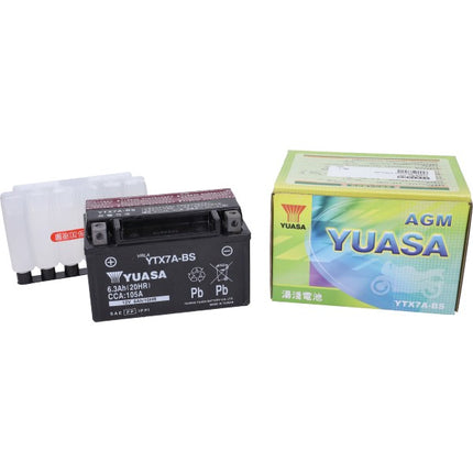 battery Sym original Yuasa YTX7A-BS Django, Kisbee, Peugeot-4T, Sco Sym 4T, Speedfight 4, Tweet 31500-H12-100