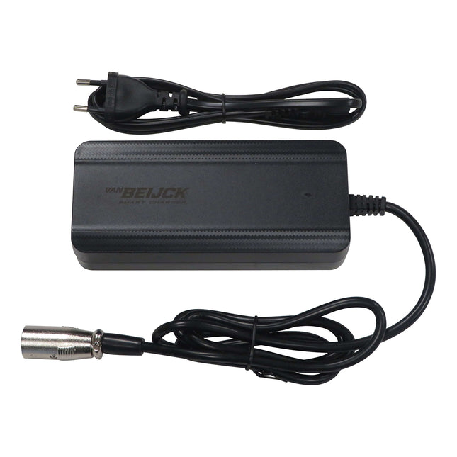 Van Beijck Acculader Li-ion XLR 3-pins Neutrik – 170 x 70 x 38 mm – FK75.21103