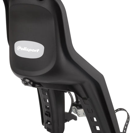 Kinderzitje voor Polisport Bubbly Mini+ - zwart/grijs