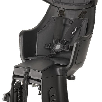 Kinderzitje achter Bobike Exclusive Tour Plus - urban black - dragerbevestiging (CFS)