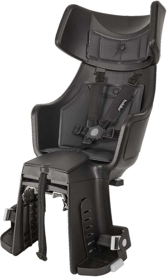 Kinderzitje achter Bobike Exclusive Tour Plus - urban black - dragerbevestiging (CFS)