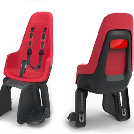 Kinderzitje achter Bobike One Maxi - strawberry red - dragerbevestiging (CFS)
