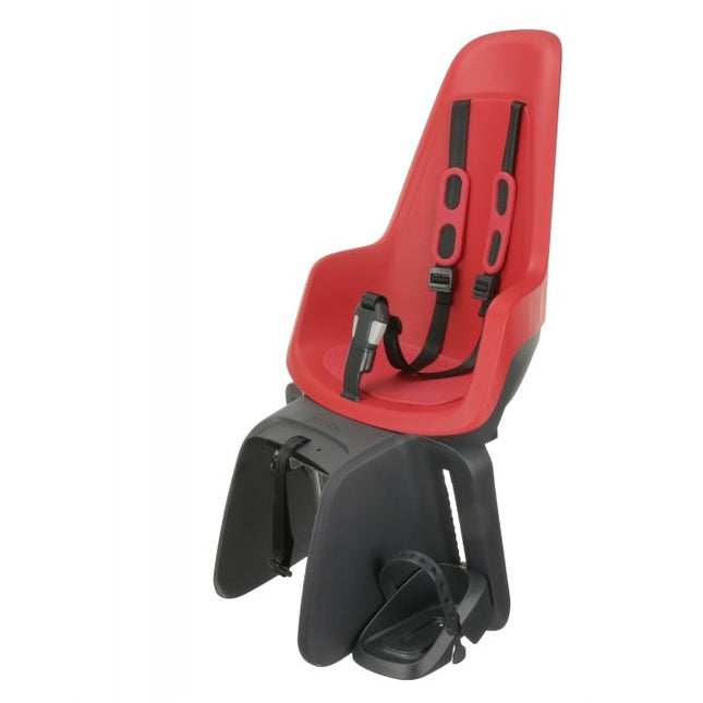 Kinderzitje achter Bobike One Maxi - strawberry red - dragerbevestiging (CFS)