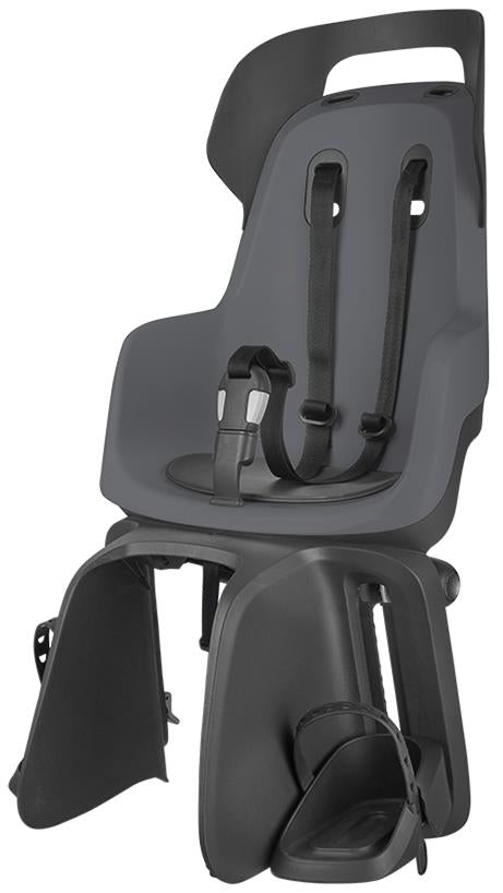 Kinderzitje achter Bobike Maxi Go - macaron grey - dragerbevestiging (CFS)