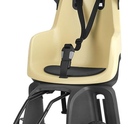 Kinderzitje achter Bobike Maxi Go - lemon sorbet - framebevestiging (FF)