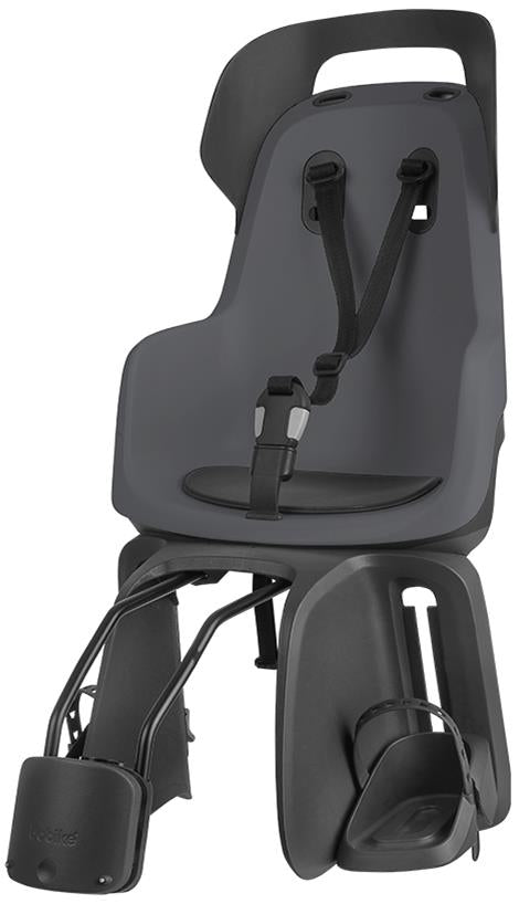 Kinderzitje achter Bobike Maxi Go - macaron grey - framebevestiging (FF)